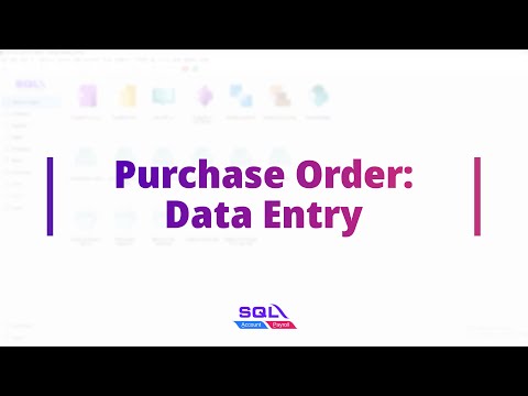 Create Purchase Order