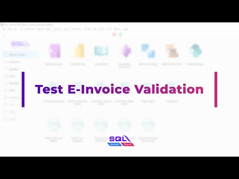 How to Test E Invoice Validation