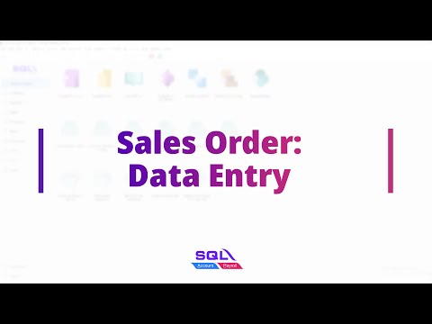 Create Sales Order