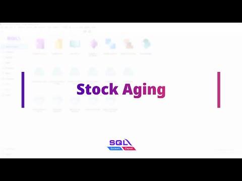 Print Stock Aging Report