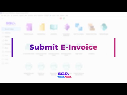 How To Submit E-Invoice