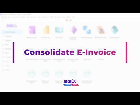 How To Consolidate E-Invoice