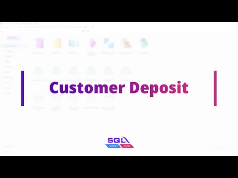 How To Process Customer Deposit