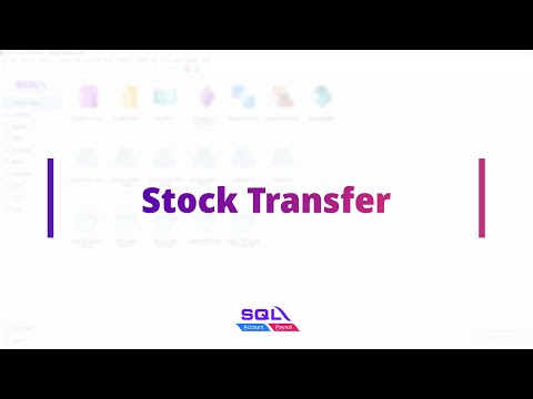 Create Stock Transfer