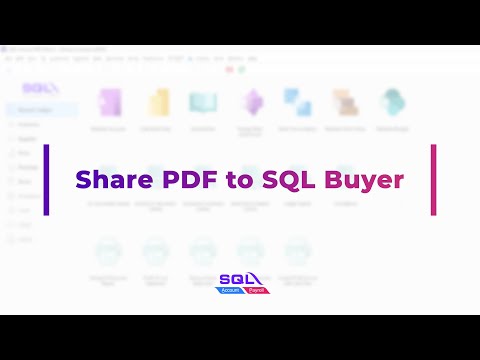 Share PDF to SQL Buyer