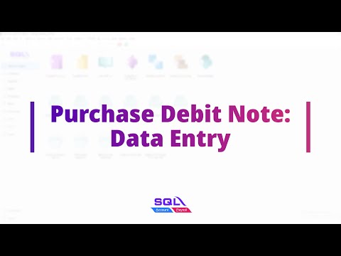 Create Purchase Debit Note