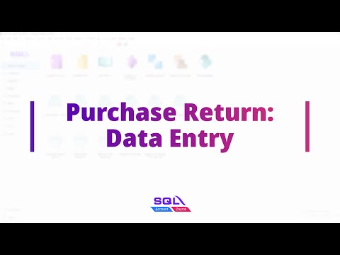 Create Purchase Returned